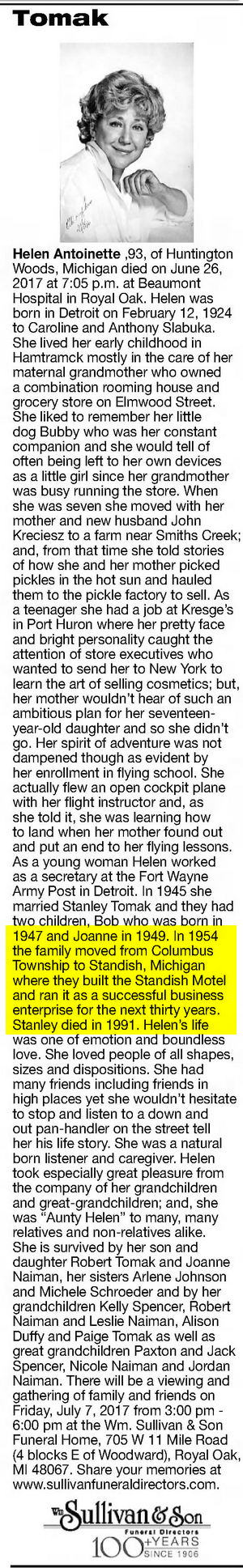 Standish Motel - July 2017 Former Owner Passes Away (newer photo)